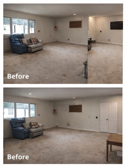 Livingroom renovation before photo